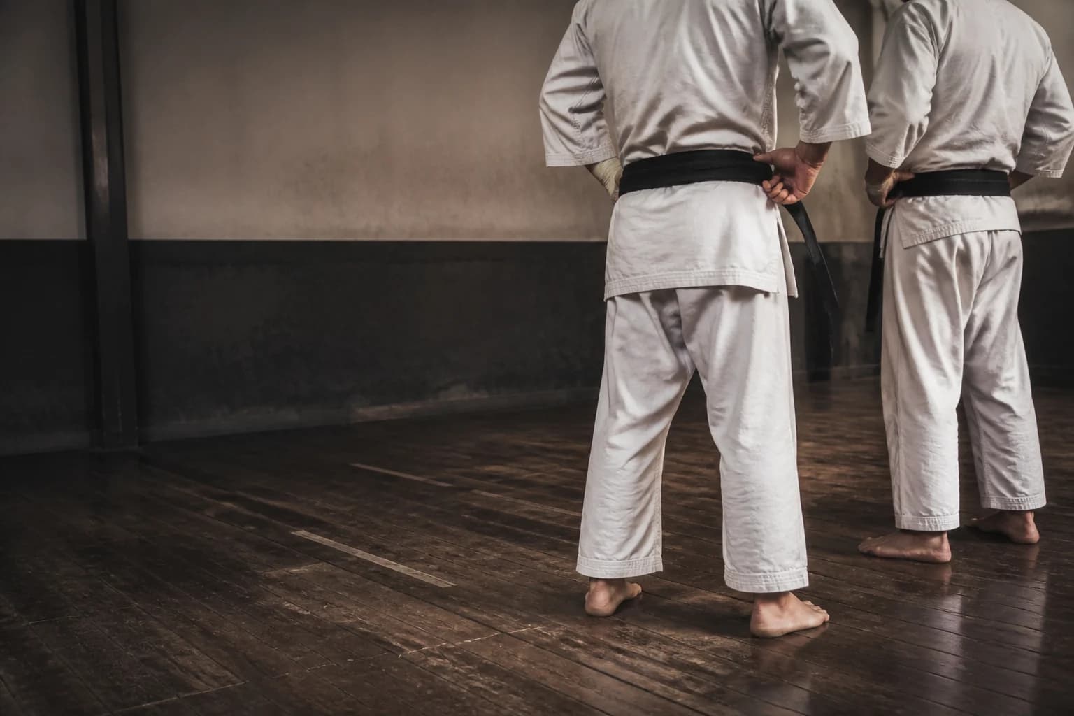Karate club training session