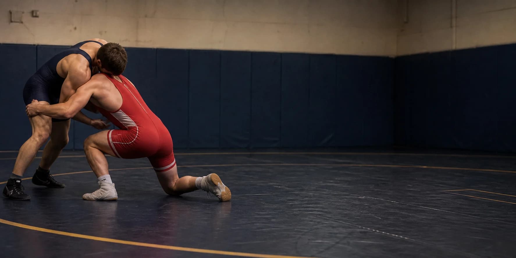 Wrestling club training session