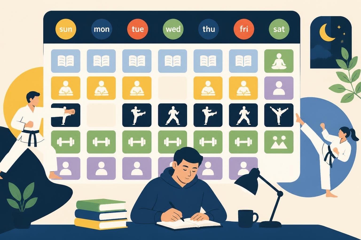 Student Weekly Schedule: A Guide for Martial Arts Students