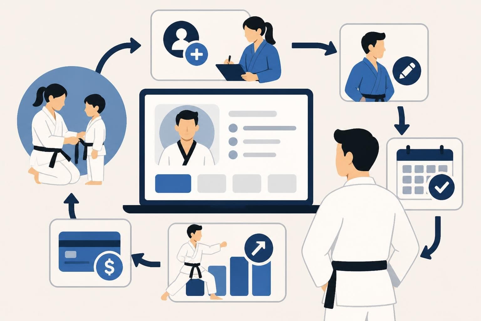 How to Manage Member Data in Martial Arts Academies