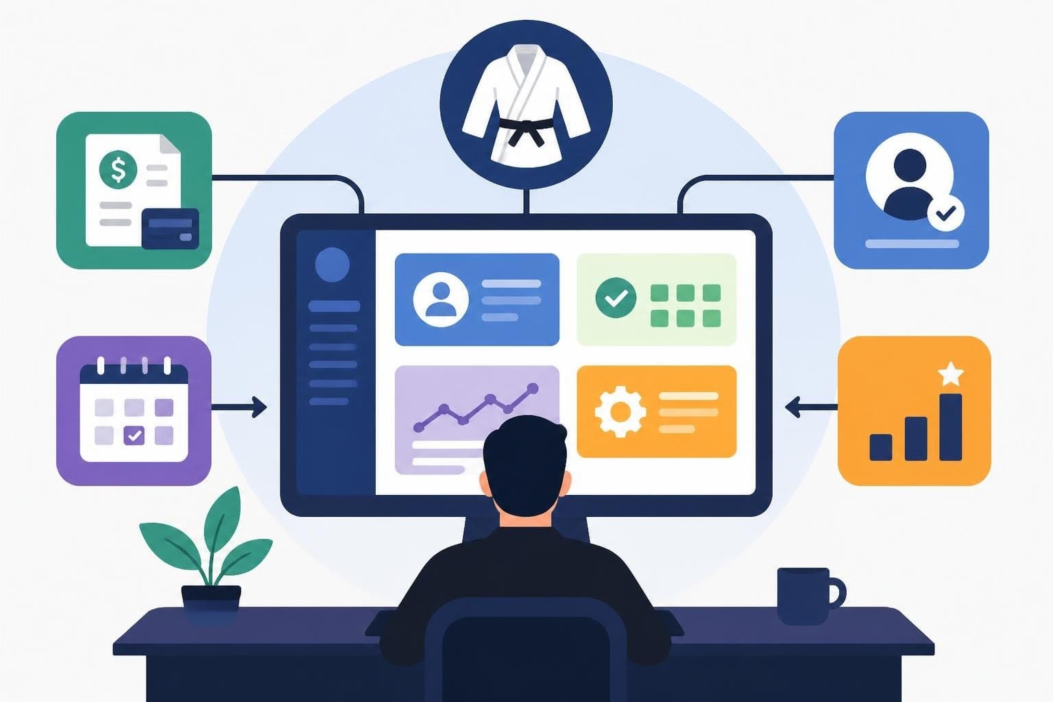 System Management Tools for Martial Arts Academies
